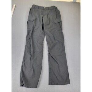 5.11 Tactical Pants Mens 32x34 Black Ripstop Utility Cargo Workwear Durable